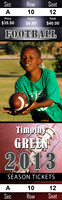 TIMOTHY FOOTBALL TICKET